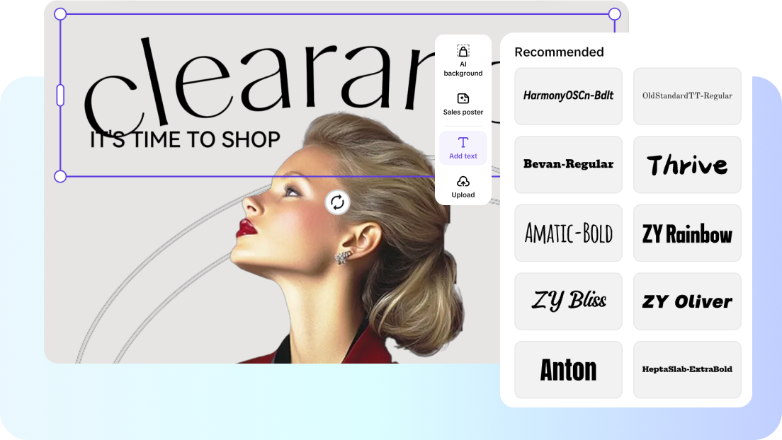 Testreszabható szöveg- és vizuális elemek